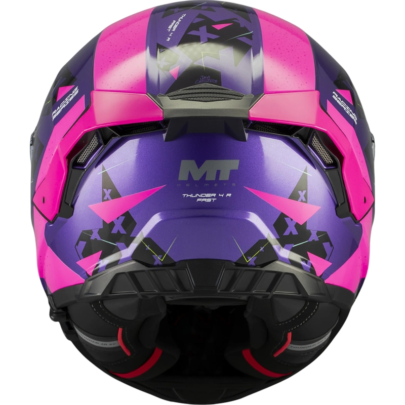 Motoristična čelada MT Thunder 4 R SV Fast C8 vijolično-roza-črna