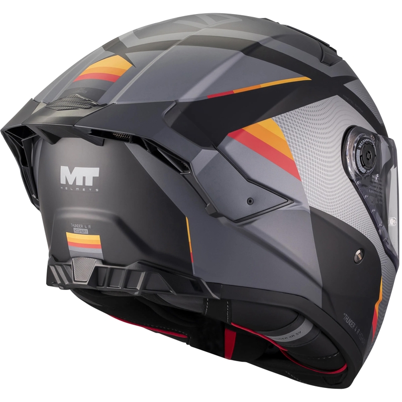 Motoristična čelada MT Thunder 4 R SV Highway B5 z integralnim obrazom, mat sivo-črna