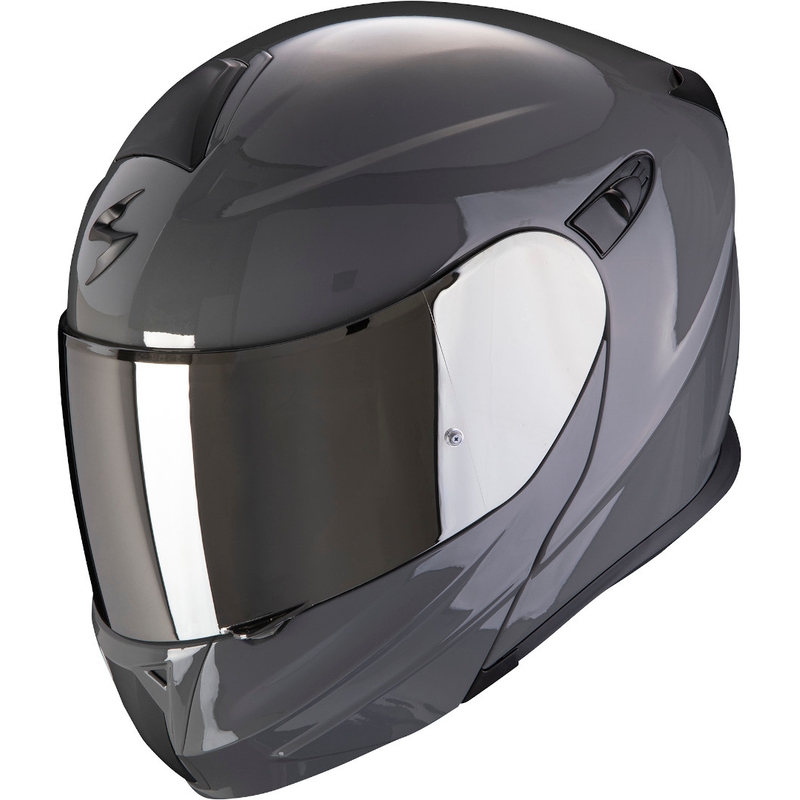 Motoristična čelada zložljiva Scorpion EXO-920 siva razprodaja