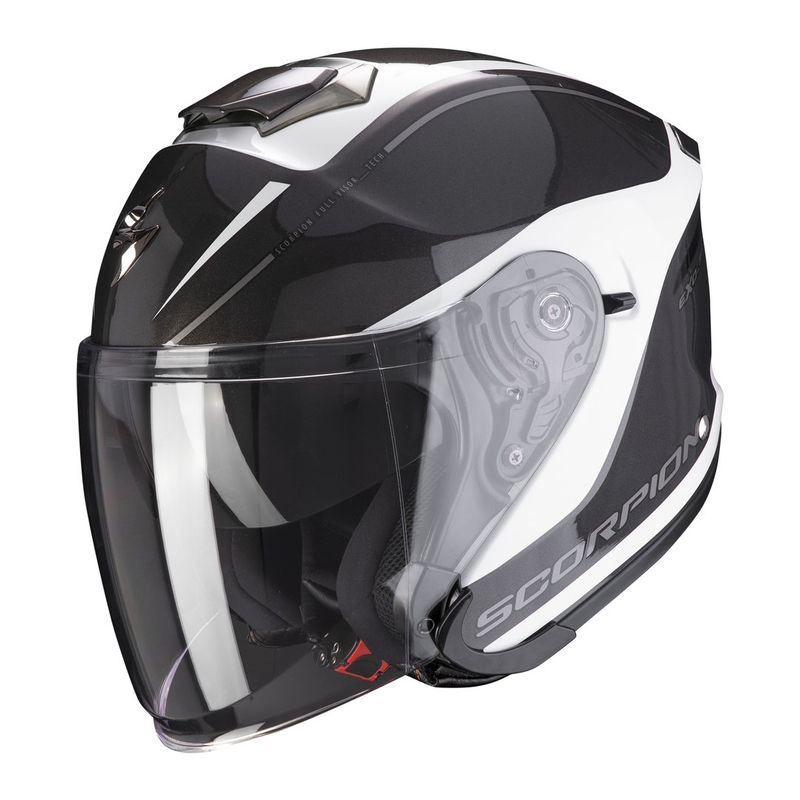 Odprta čelada Scorpion EXO-S1 Shadow white-silver
