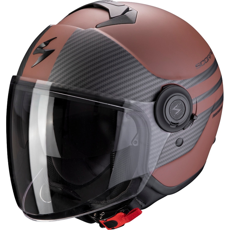 Odprta čelada Scorpion EXO-CITY Moda brown-black razprodaja