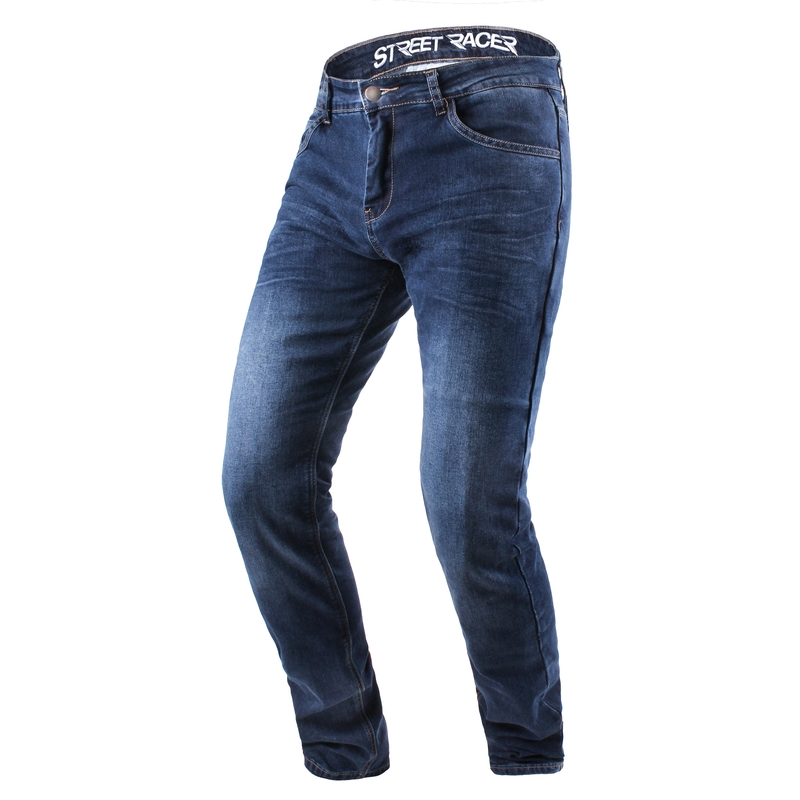 Street Racer Daily Blue Motorcycle Jeans razprodaja