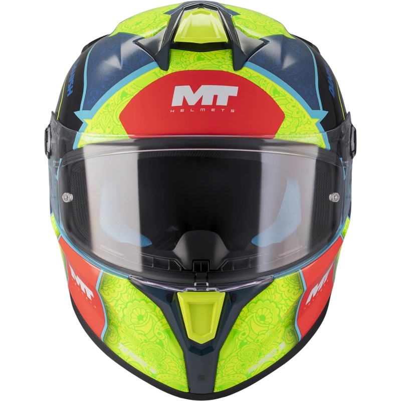 Motoristična čelada MT Targo S Danish_26_Brasil C3 modro-fluo rumeno-rdeča