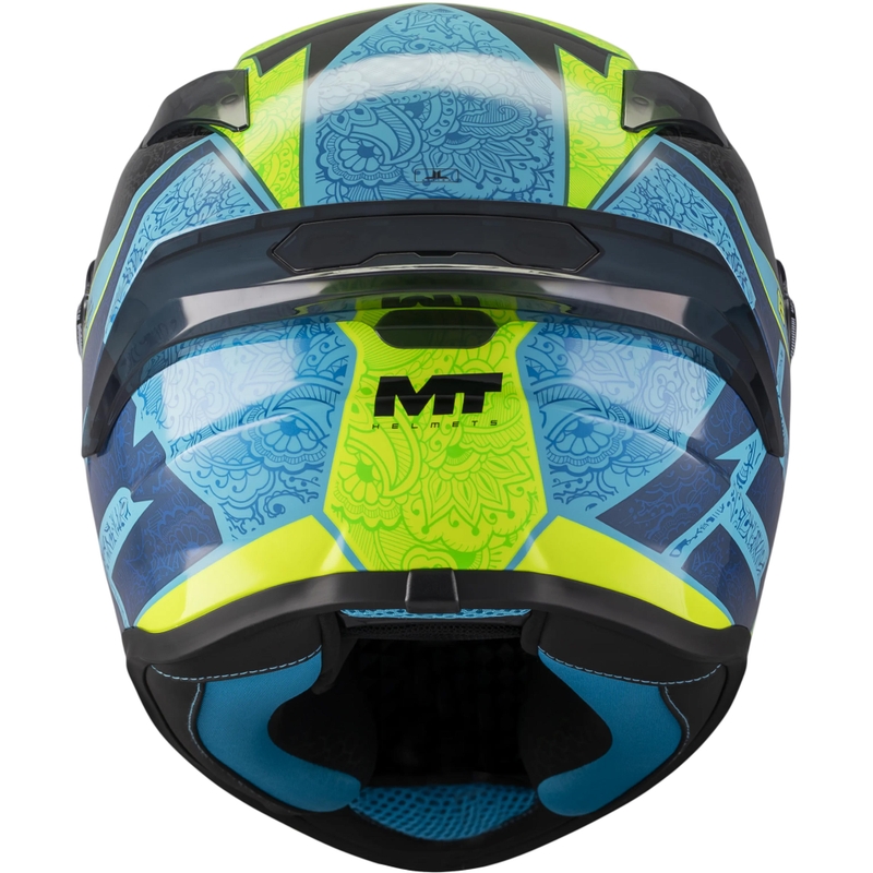 Motoristična čelada MT Targo S Danish_26_Brasil C3 modro-fluo rumeno-rdeča
