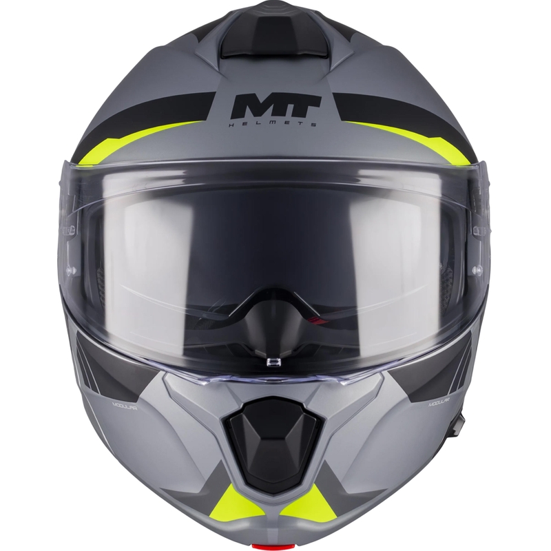 Motoristična čelada MT Genesis R SV Cheeky C3 črno-siva-fluo rumena