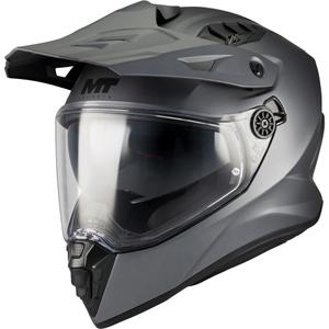 Enduro motoristična čelada MT Track SV Pure A2 mat siva