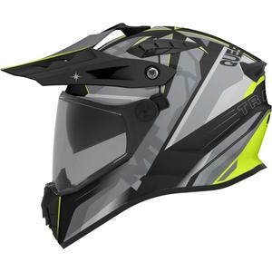 Enduro motoristična čelada MT Track SV Questor C23 mat sivo-črna-fluo rumena
