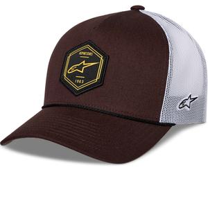 Alpinestars Hexeon Trucker kapa rjavo-bela