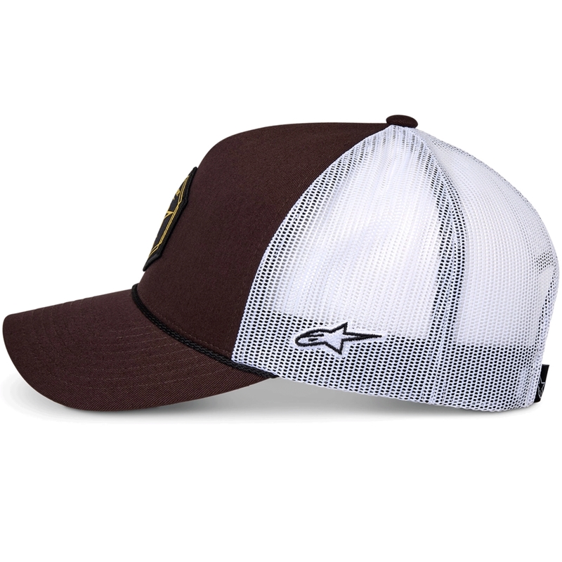 Alpinestars Hexeon Trucker kapa rjavo-bela