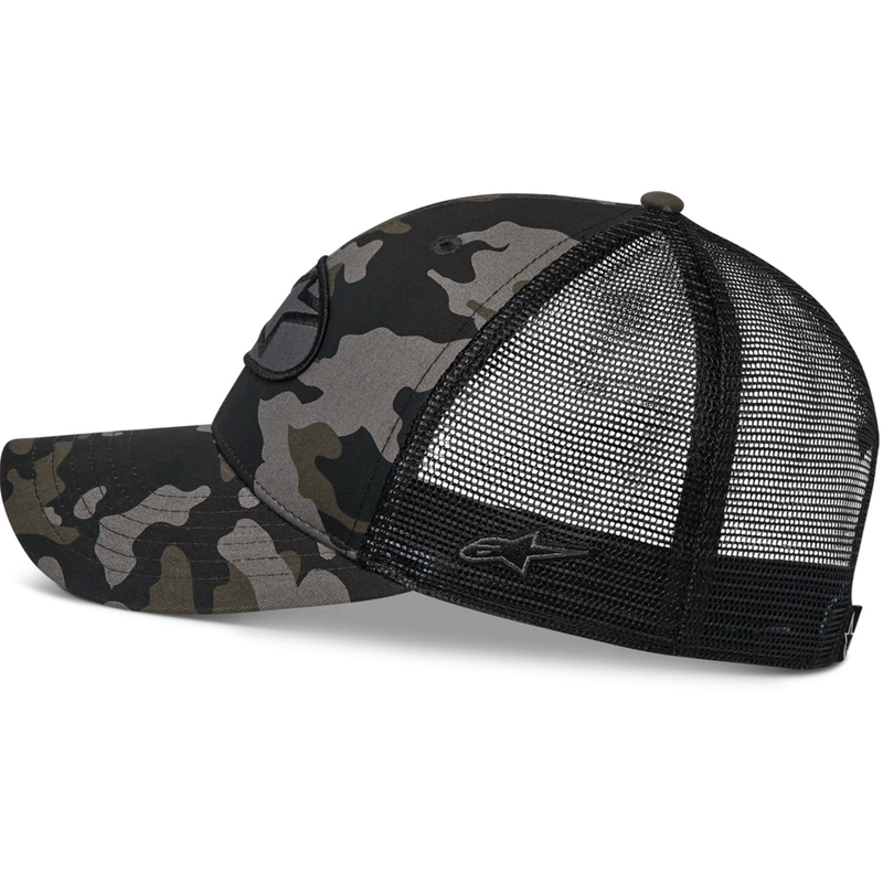 Alpinestars Oblique Camo Trucker kapa črna-kamuflažna-črna