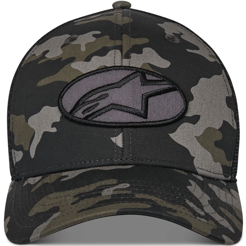 Alpinestars Oblique Camo Trucker kapa črna-kamuflažna-črna
