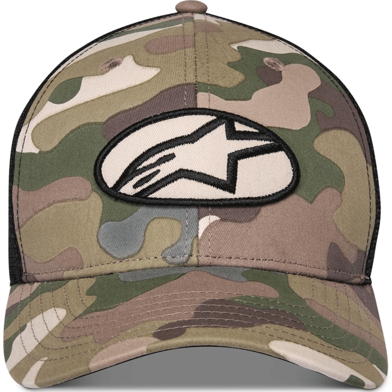 Alpinestars Oblique Camo Trucker kapa zeleno-kamuflažno-črna