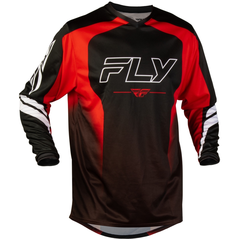 Motokros dres FLY Racing F-16 Raze črno-rdeče-bel