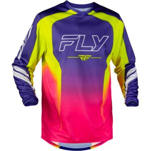 Motokros dres FLY Racing F-16 Raze vijolično-rdeče-rumen