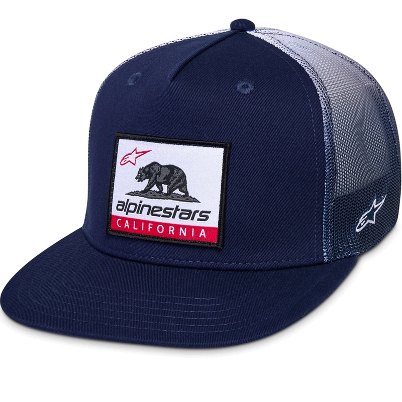 Alpinestars Cali Gradient Trucker kapa modro-bela