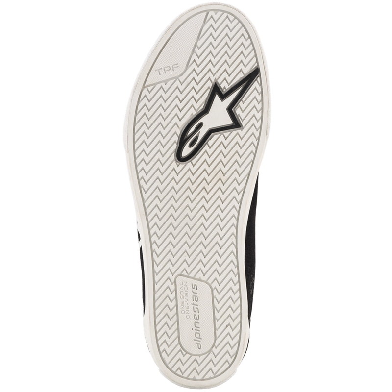 Moto škornji Alpinestars Ride-63 iz platna, črno-beli