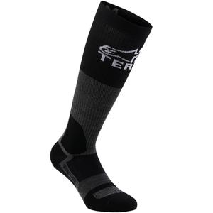 Nogavice Alpinestars AT 8 Merino sivo-črne