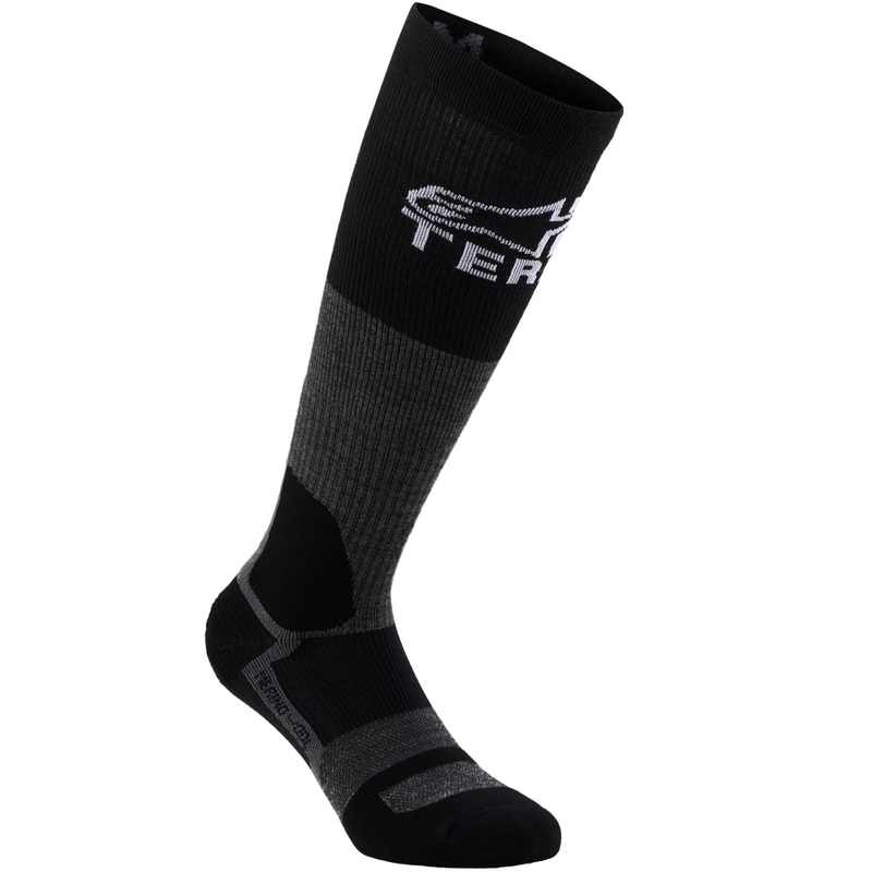 Nogavice Alpinestars AT 8 Merino sivo-črne