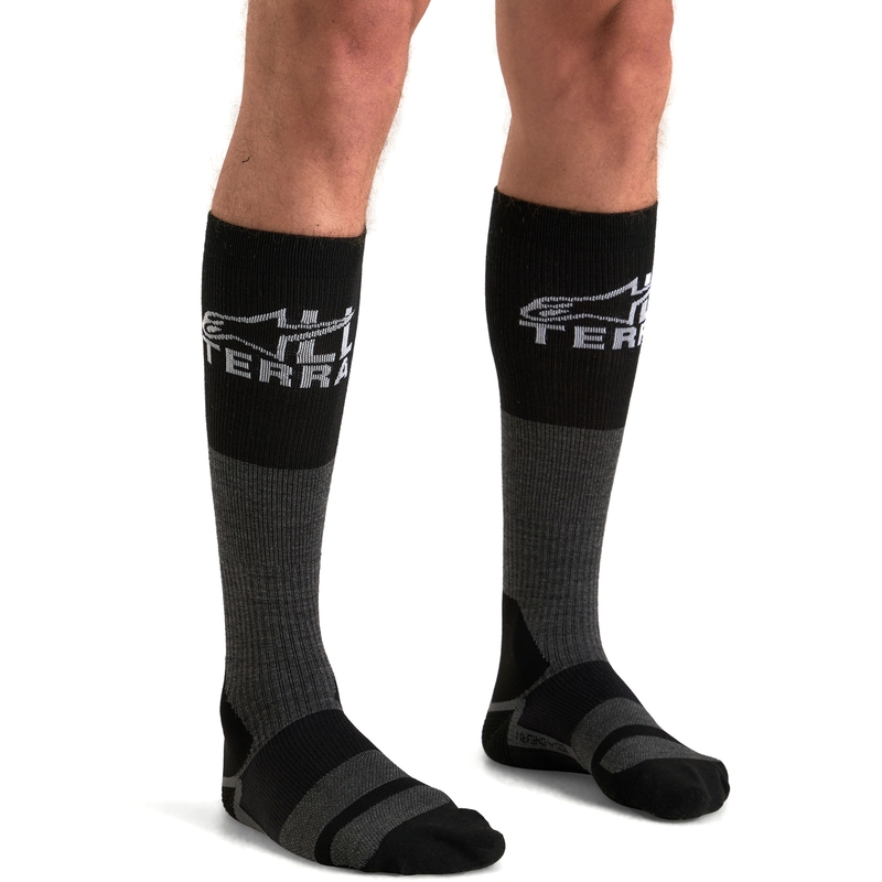 Nogavice Alpinestars AT 8 Merino sivo-črne