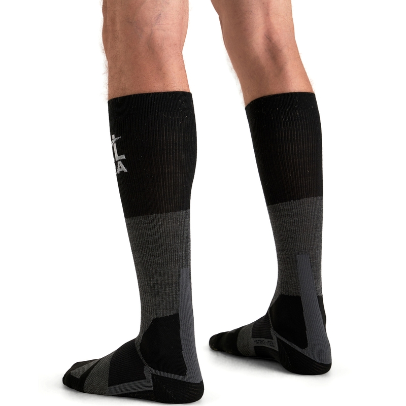 Nogavice Alpinestars AT 8 Merino sivo-črne