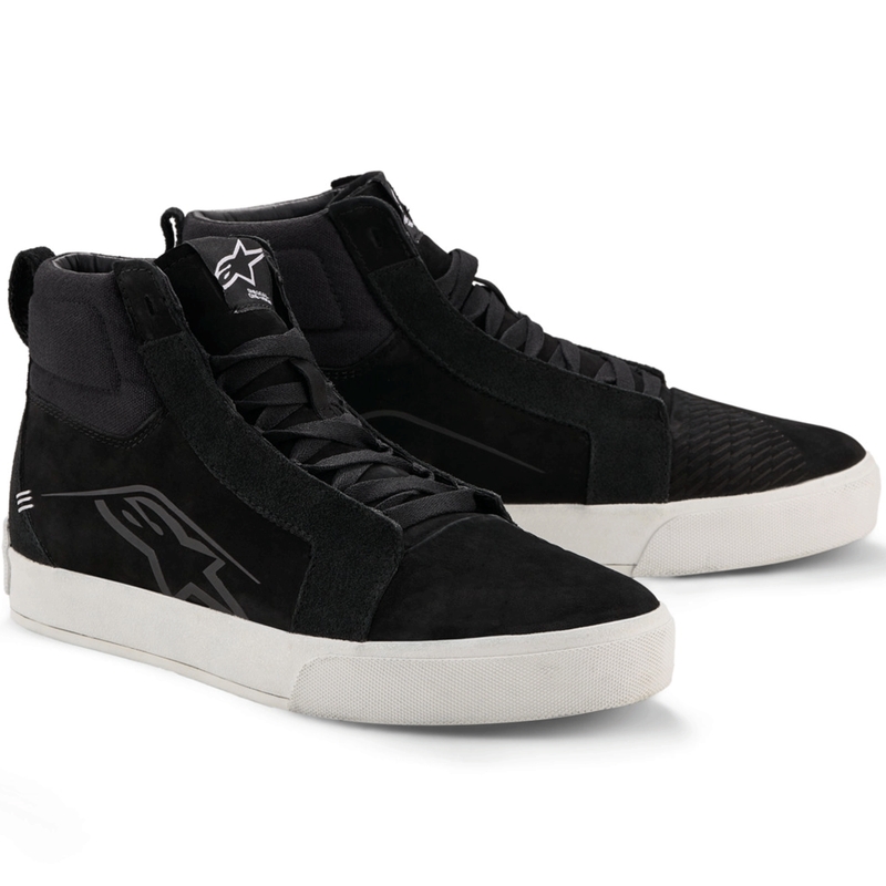 Usnjeni motoristični škornji Alpinestars Ride-63 črno-beli