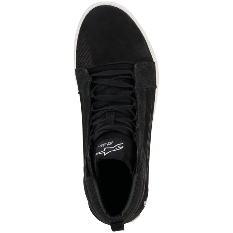 Usnjeni motoristični škornji Alpinestars Ride-63 črno-beli