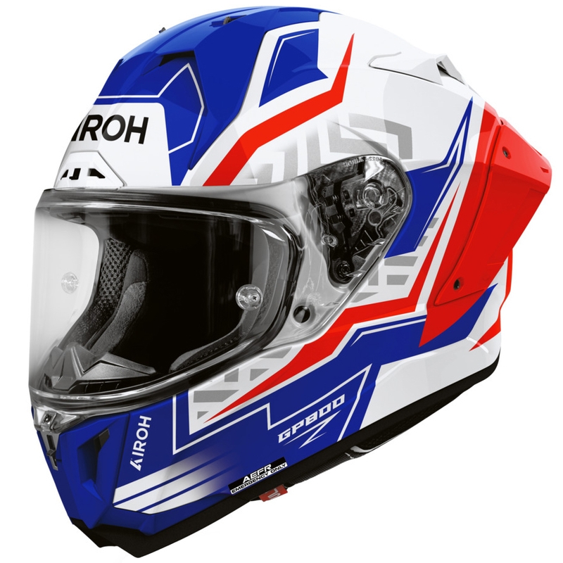 Airoh GP 800 Victory integralna motoristična čelada modro-rdeča