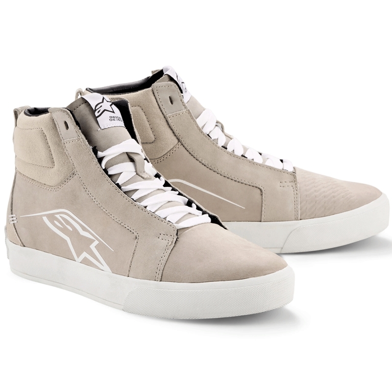 Usnjeni motoristični škornji Alpinestars Ride-63, beli