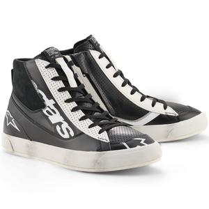 Moto škornji Alpinestars Stated Flair črno-beli
