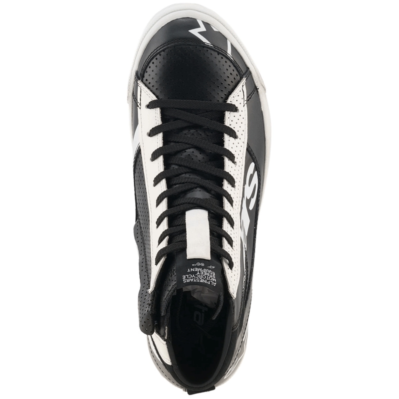 Moto škornji Alpinestars Stated Flair črno-beli