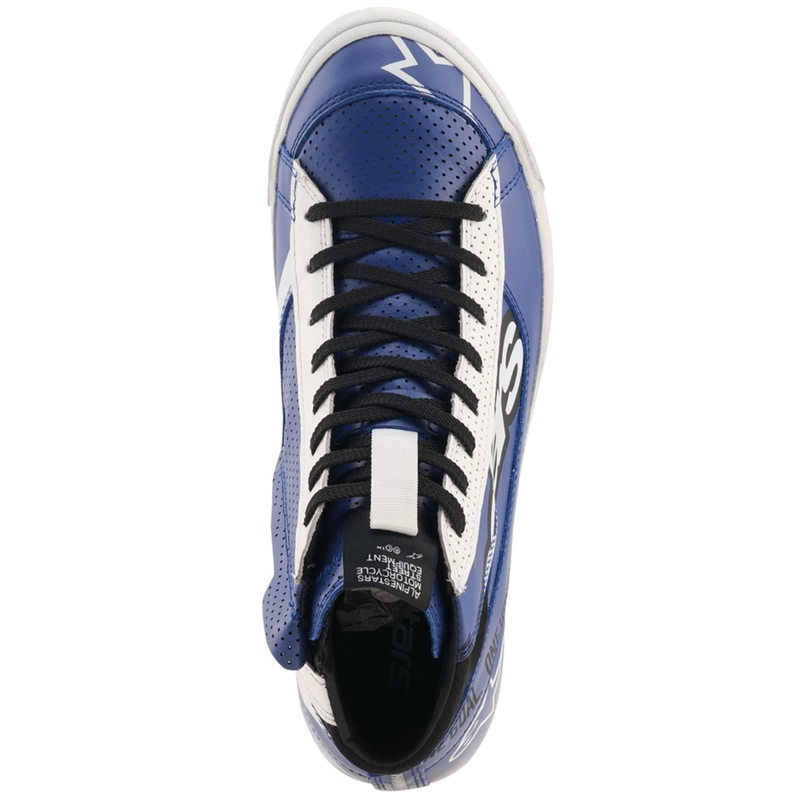 Moto škornji Alpinestars Stated Flair modro-belo-črni