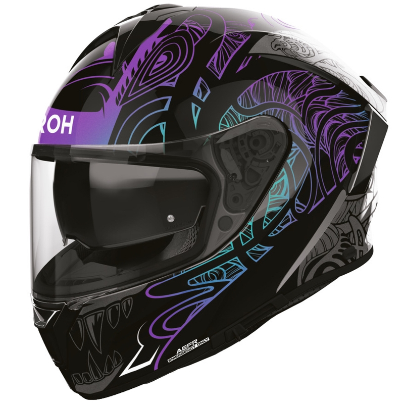 Airoh Spark 2 Silk integralna motoristična čelada črno-vijolična