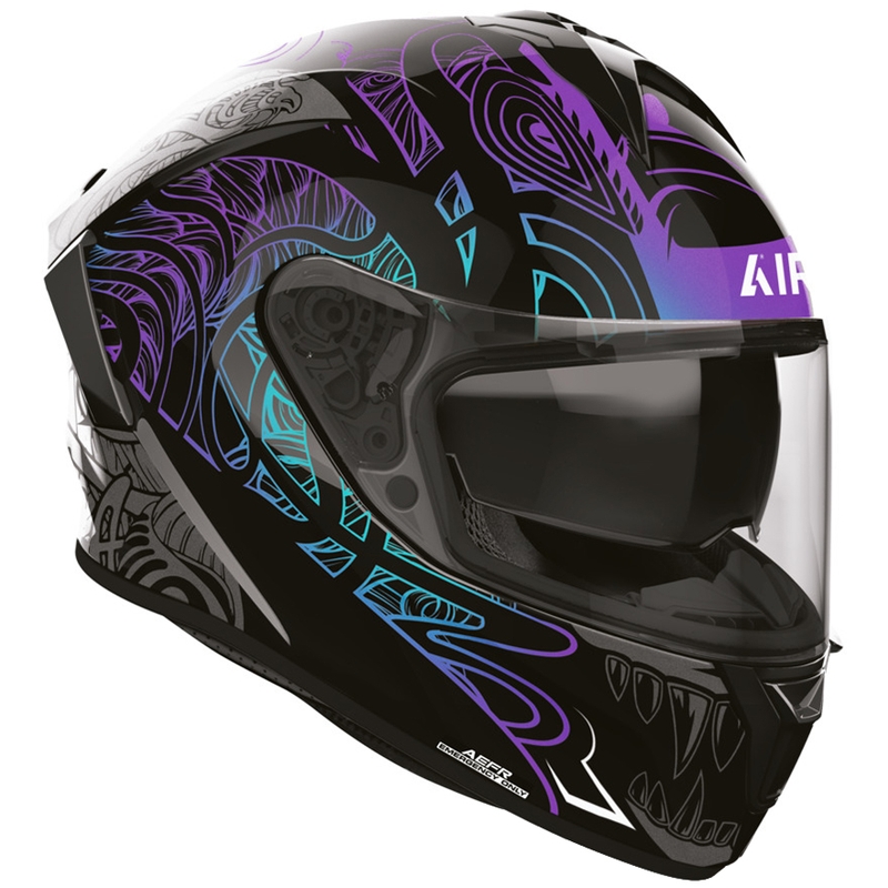 Airoh Spark 2 Silk integralna motoristična čelada črno-vijolična