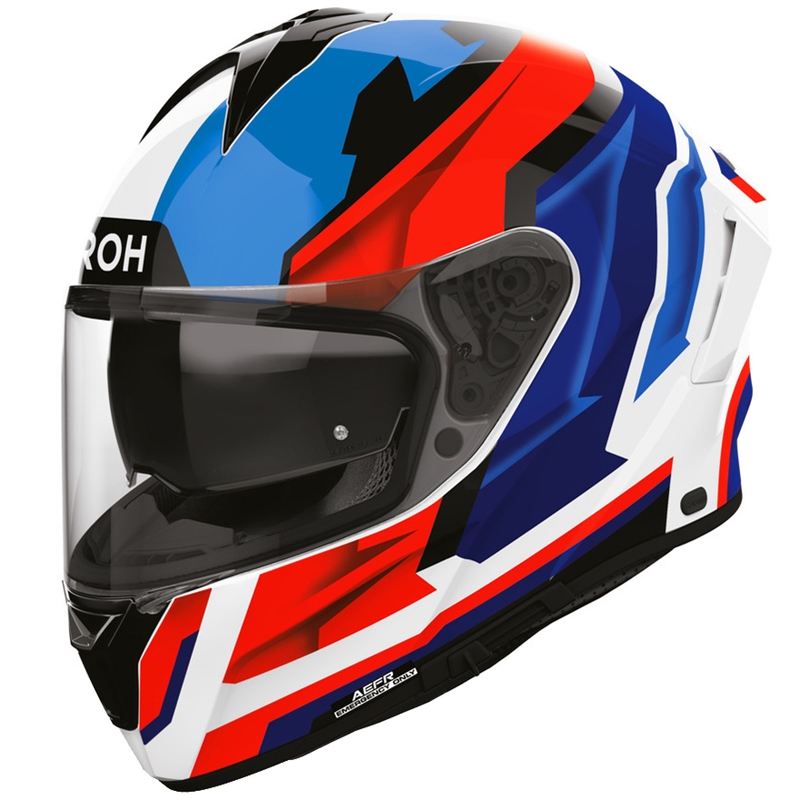 Airoh Spark 2 Blade integralna motoristična čelada modro-rdeča