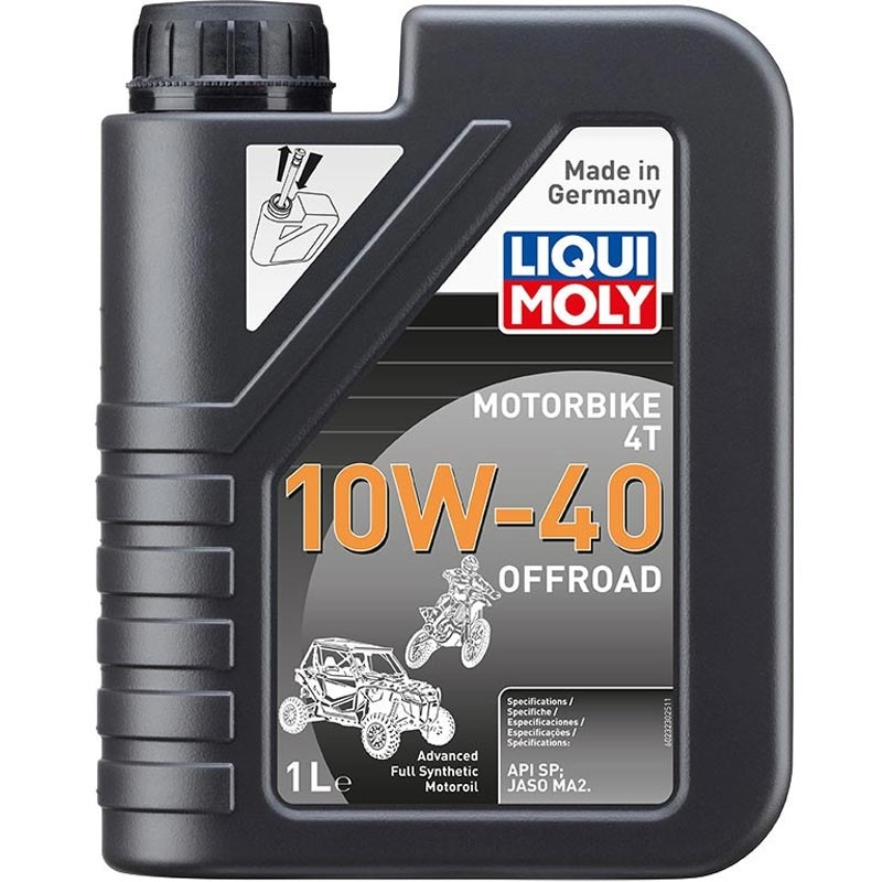 Sintetično motorno olje Liqui Moly Motorbike 4T 10W40 Offroad 1 l