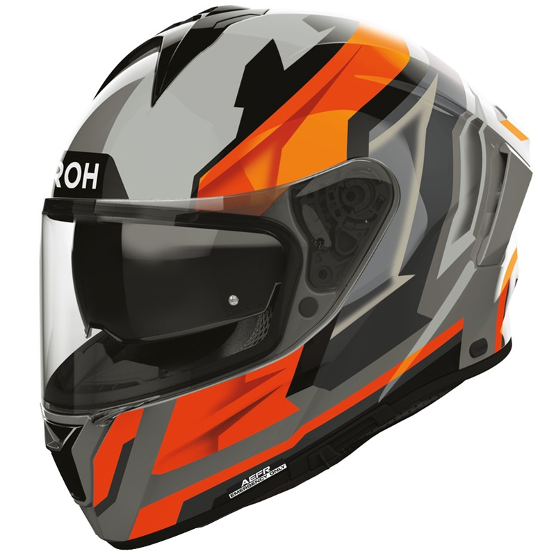 Airoh Spark 2 Blade motoristična čelada z integriranim obrazom, fluo oranžna