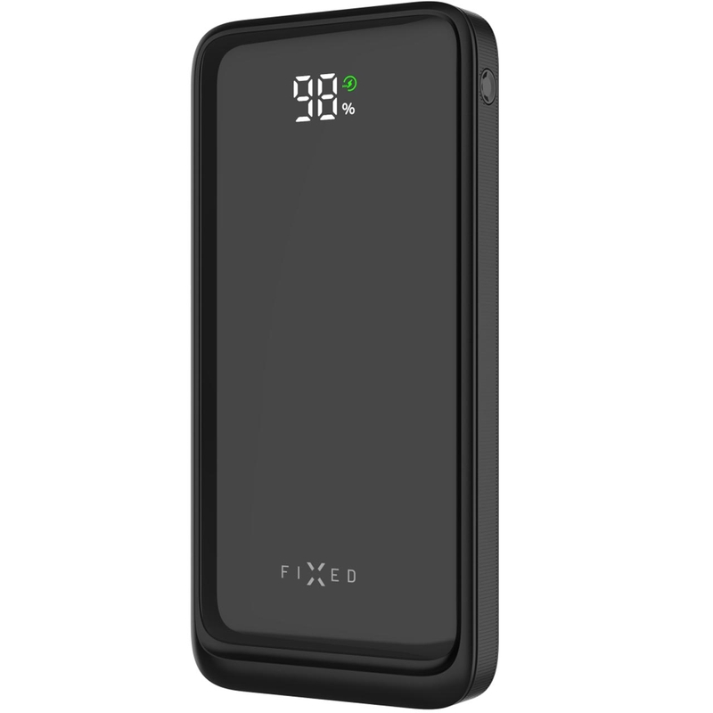 Fiksna prenosna baterija Zen2 10 10.000 mAh PD 20 W z LCD zaslonom, črna