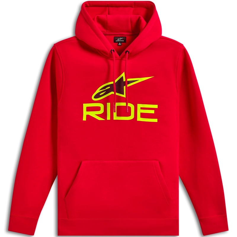 Alpinestars Ride jopa s kapuco 3 rdeča-fluo rumena-črna
