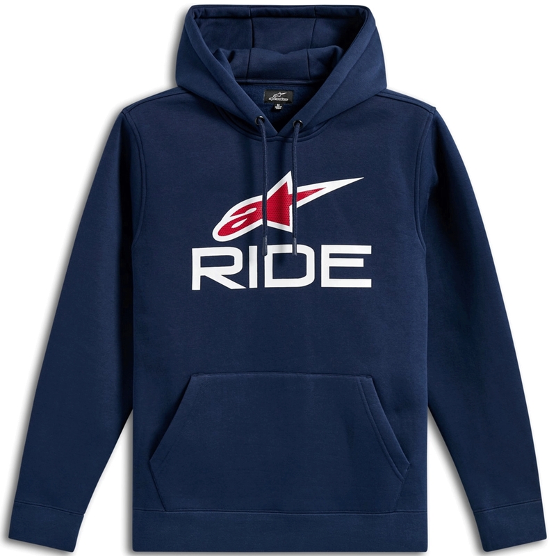 Alpinestars Ride jopa s kapuco 3 modro-belo-rdeča