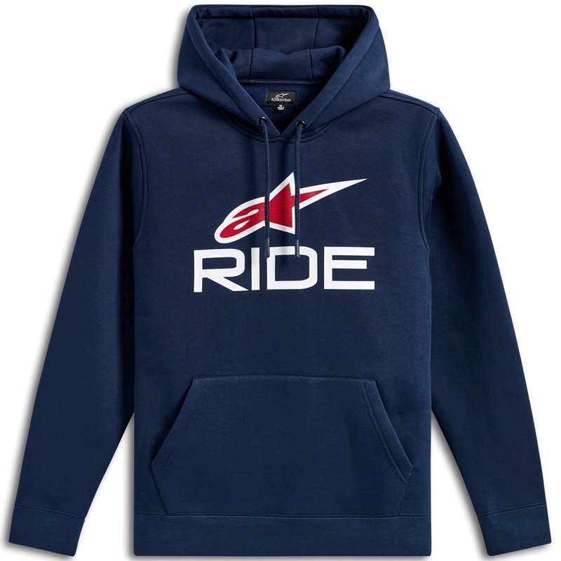 Alpinestars Ride jopa s kapuco 3 modro-belo-rdeča