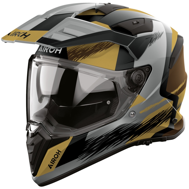 Enduro motoristična čelada Airoh BADX-X Airspeed mat peščeno-rjava