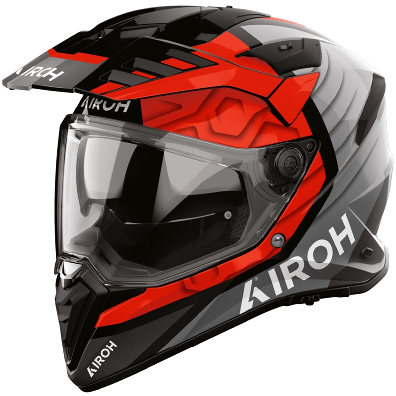Enduro motoristična čelada Airoh BADX-X Cube rdeča