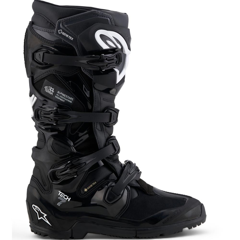 Moto škornji Alpinestars Tech 7 Enduro Gore-Tex® črno-temno sivi