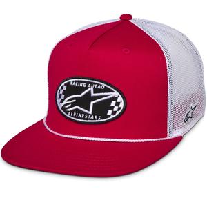 Alpinestars Contender Trucker kapa rdeče-bela