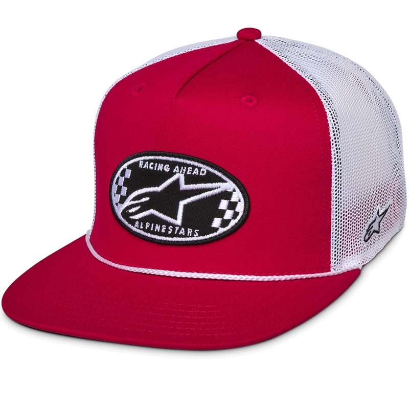 Alpinestars Contender Trucker kapa rdeče-bela