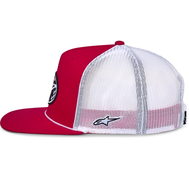 Alpinestars Contender Trucker kapa rdeče-bela