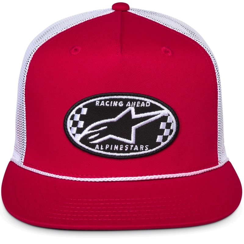 Alpinestars Contender Trucker kapa rdeče-bela
