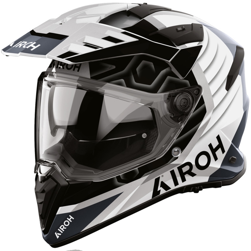 Enduro motoristična čelada Airoh BADX-X Cube siva