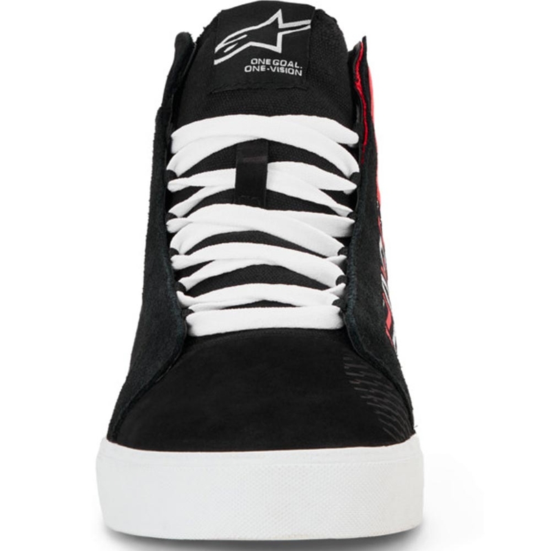 Moto škornji Alpinestars Ride-63 Canvas FQ20 črno-belo-rdeči