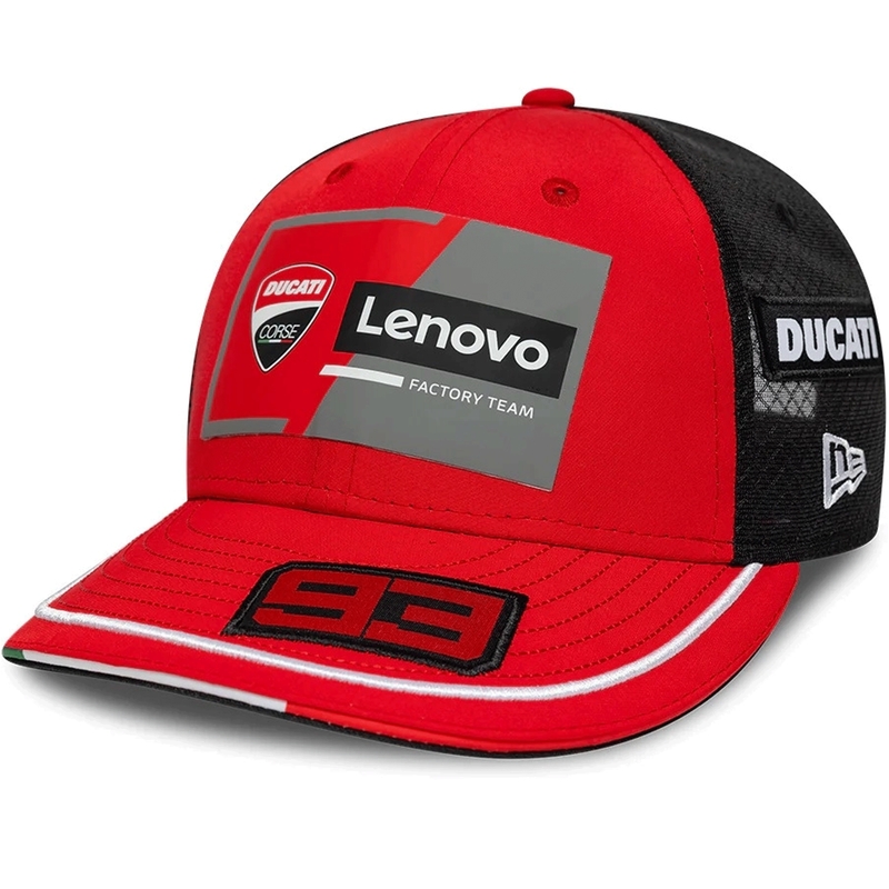 Kapa Ducati New Era Lenovo Marquez 93 črno-rdeča
